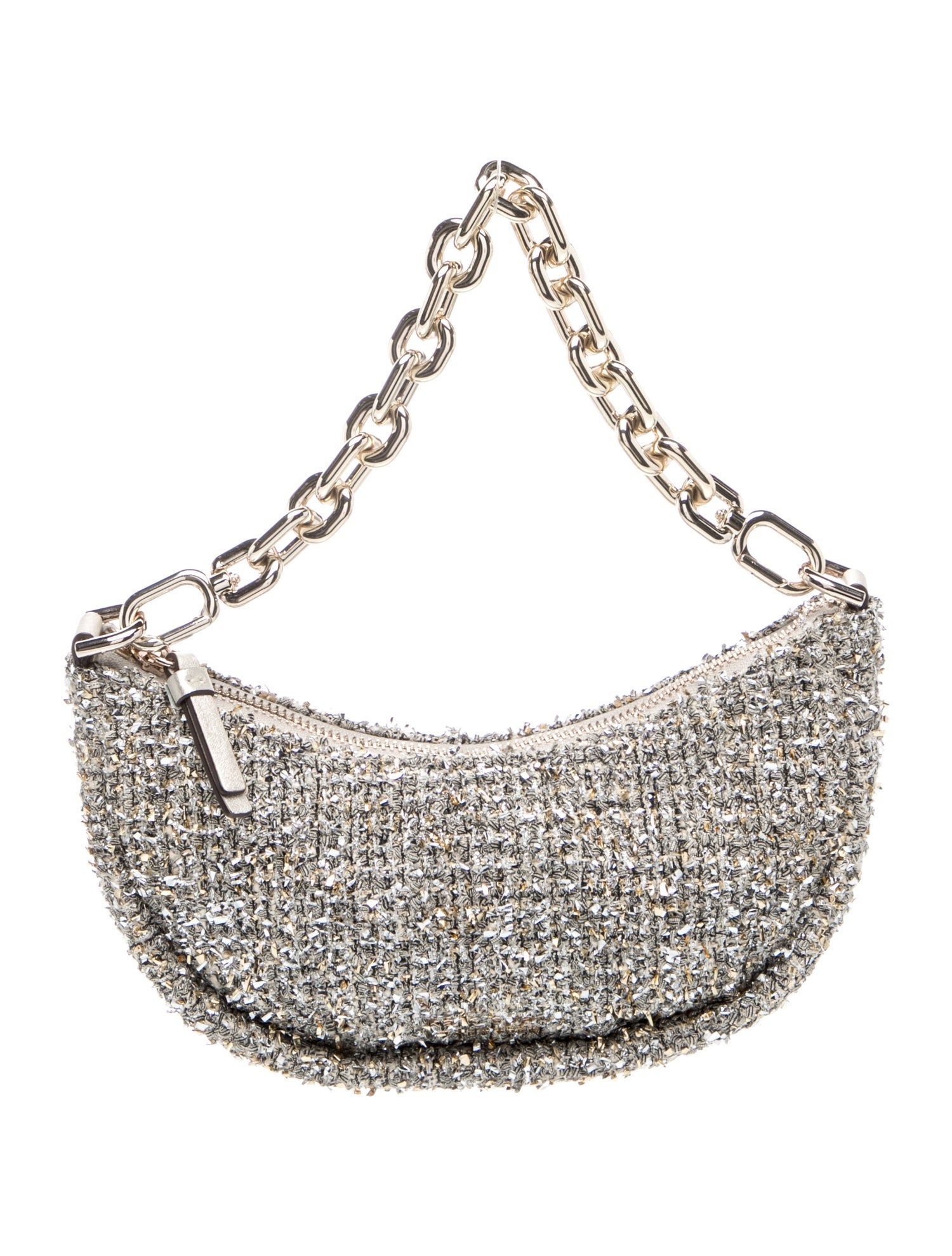 Tweed Top Handle Bag