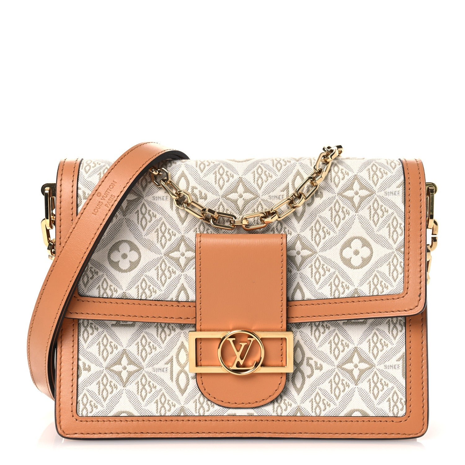 Louis Vuitton Jacquard Since 1854 Dauphine MM Creme
