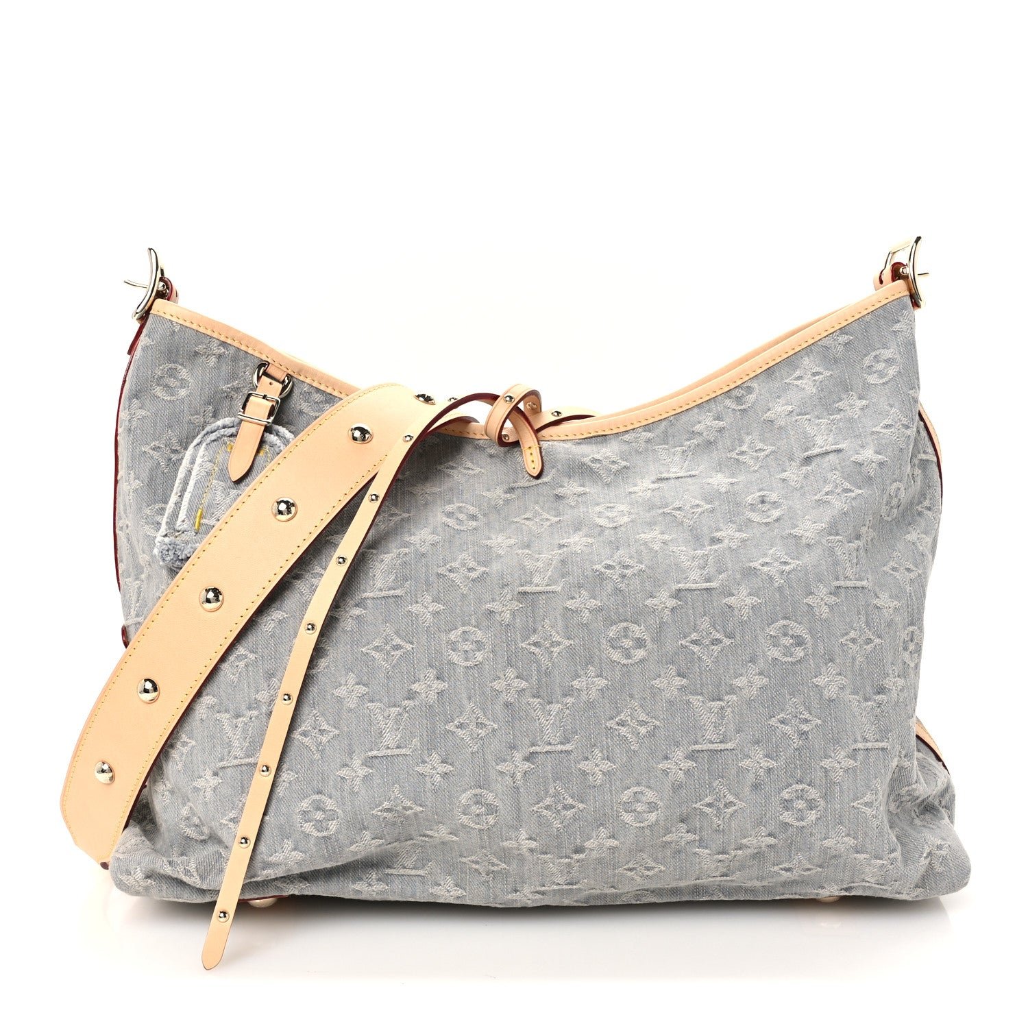 Louis Vuitton Monogram Denim CarryAll MM Washed Grey