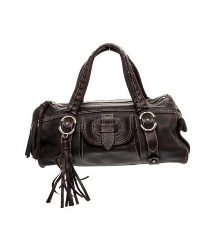 Bally Leather Top Handle Bag