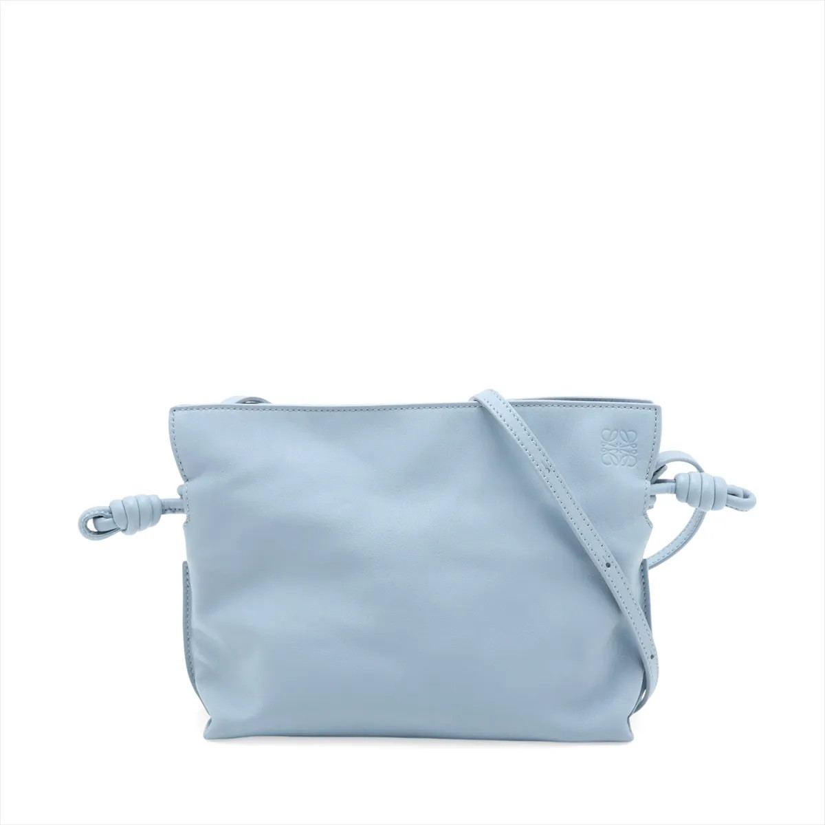 Loewe Flamenco clutch Mini Leather Shoulder bag Blue