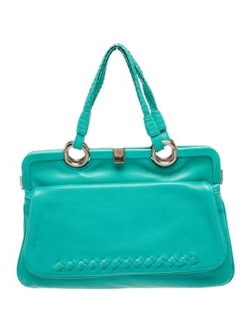 Bottega Veneta Leather Top Handle Bag
