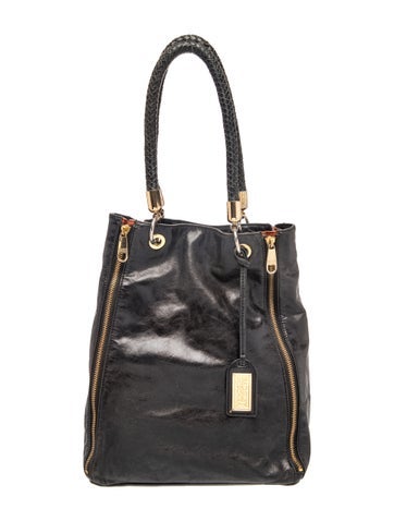 Leather Top Handle Bag
