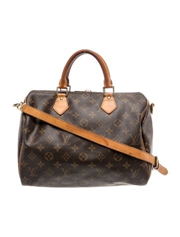 LV Monogram Speedy Bandouliere 30