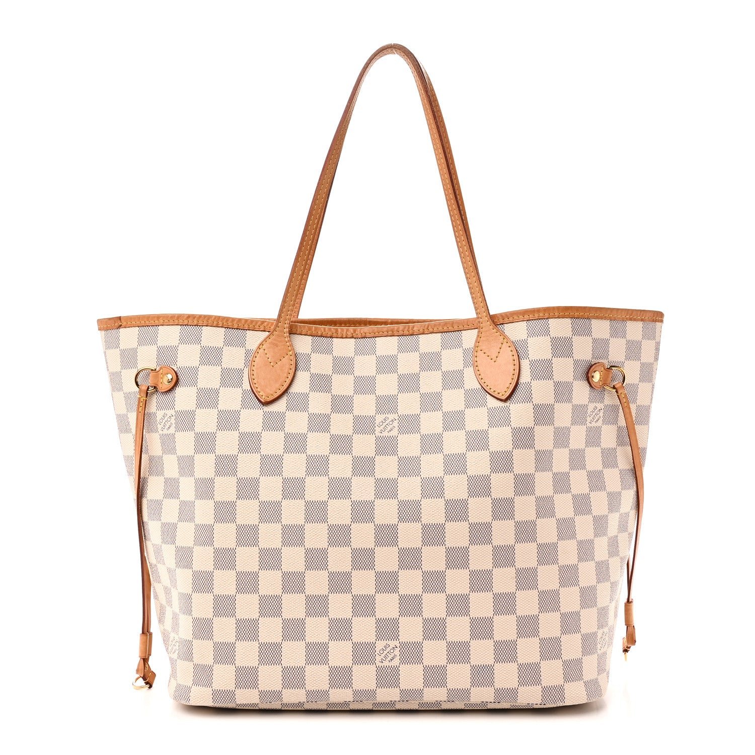 Louis Vuitton Damier Azur Neo Neverfull MM Rose Ballerine