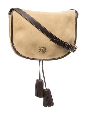 Suede Crossbody Bag