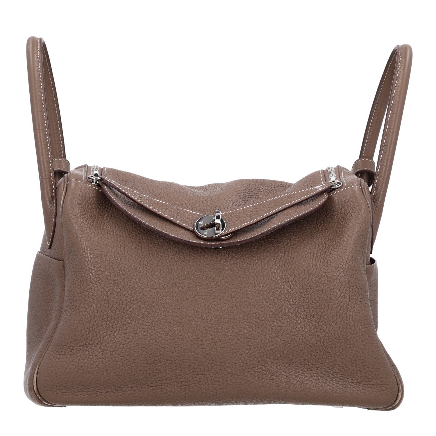 Hermes Taurillon Clemence Lindy 30 Etoupe