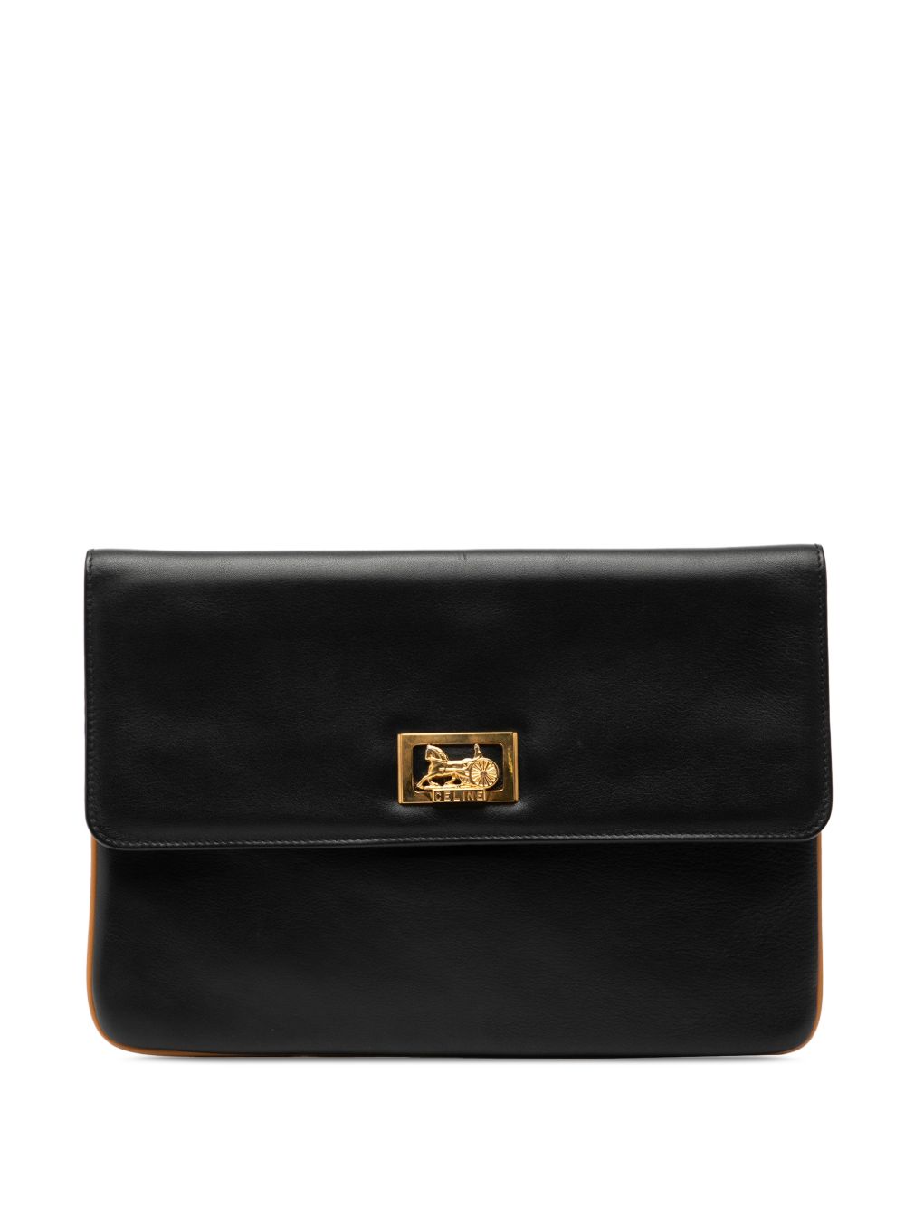 2006 Leather Carriage clutch bag