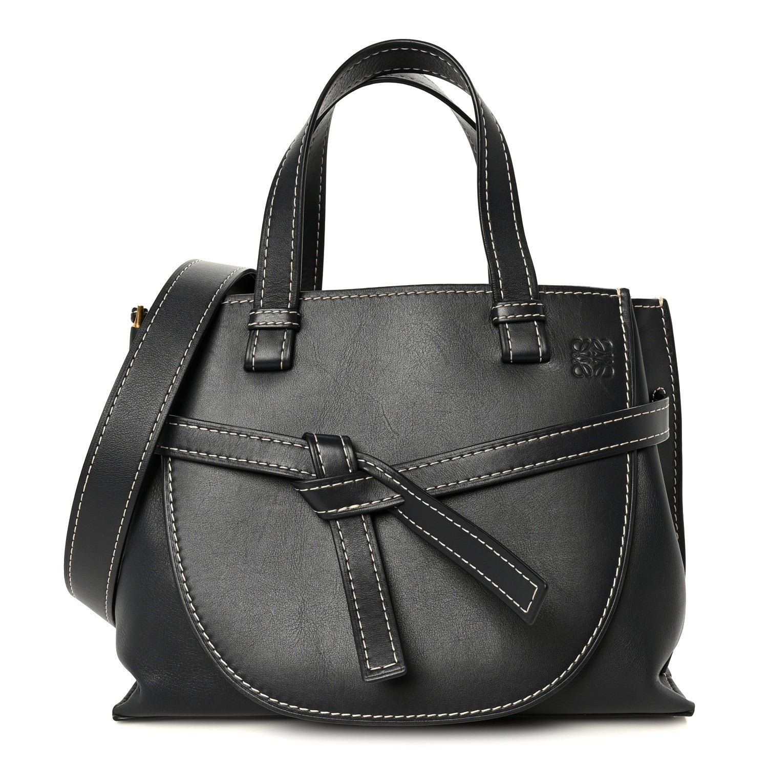 Loewe Loewe Calfskin Small Gate Tote Midnight Blue
