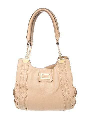 Leather Top Handle Bag