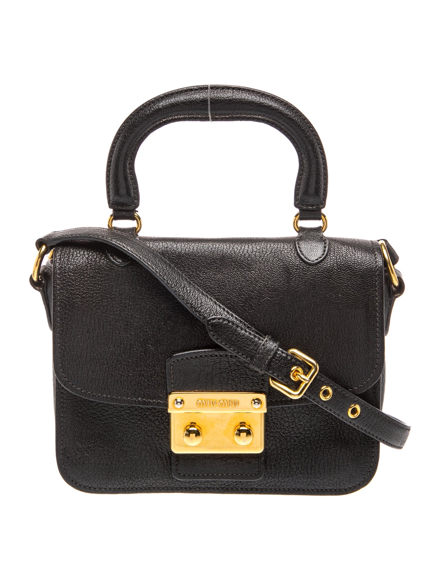 Leather Top Handle Bag