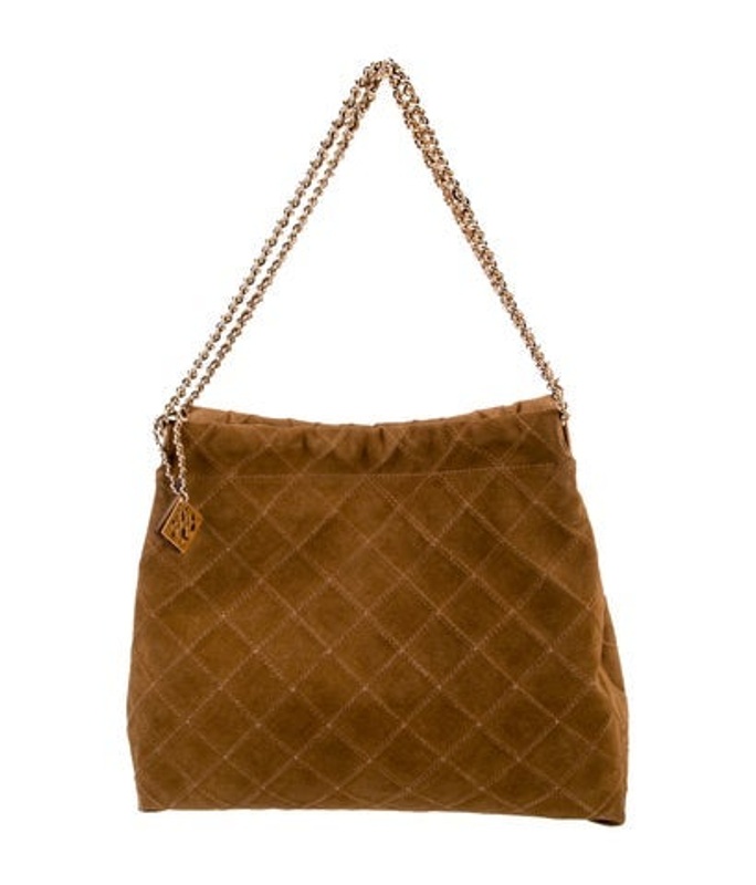 Tory Burch Burch Suede Shoulder Bag W Tags