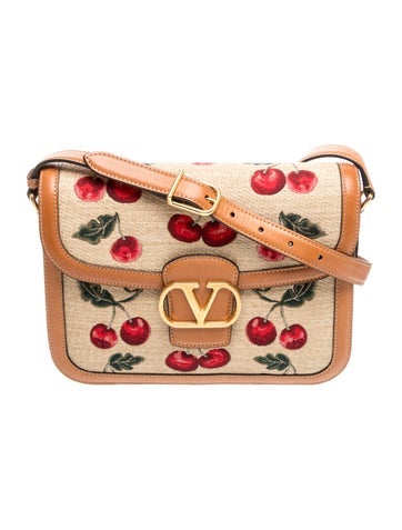 Valentino Raffia Crossbody Bag