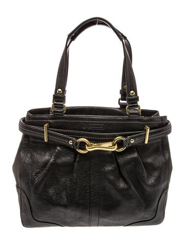 Leather Top Handle Bag