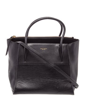 Leather Top Handle Bag
