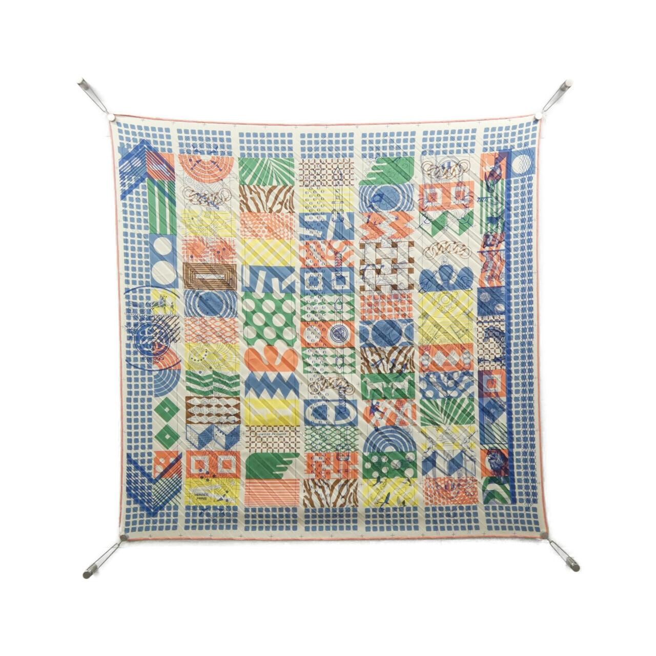Hermès TWILLY AU CARRE Pleated Scarf 164127S