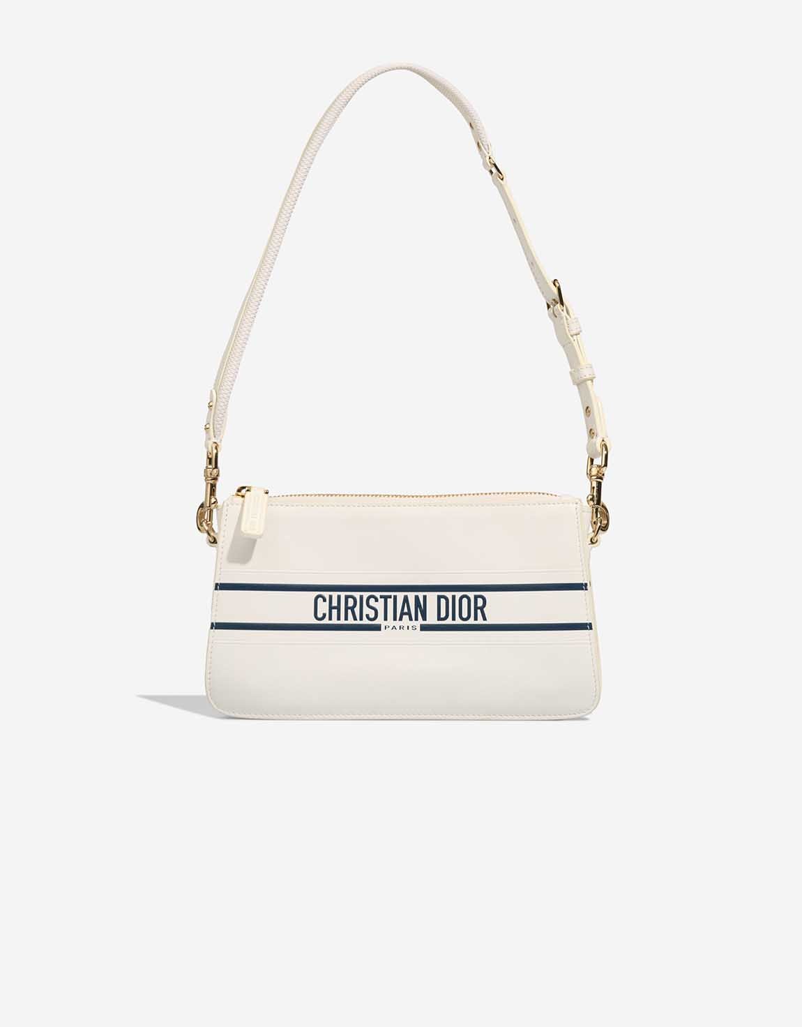 
		Shoulder Bag Calf White    