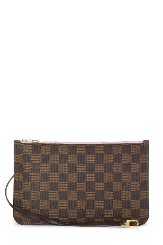 Louis Vuitton Damier Ebene Neverfull Pouch MM NM