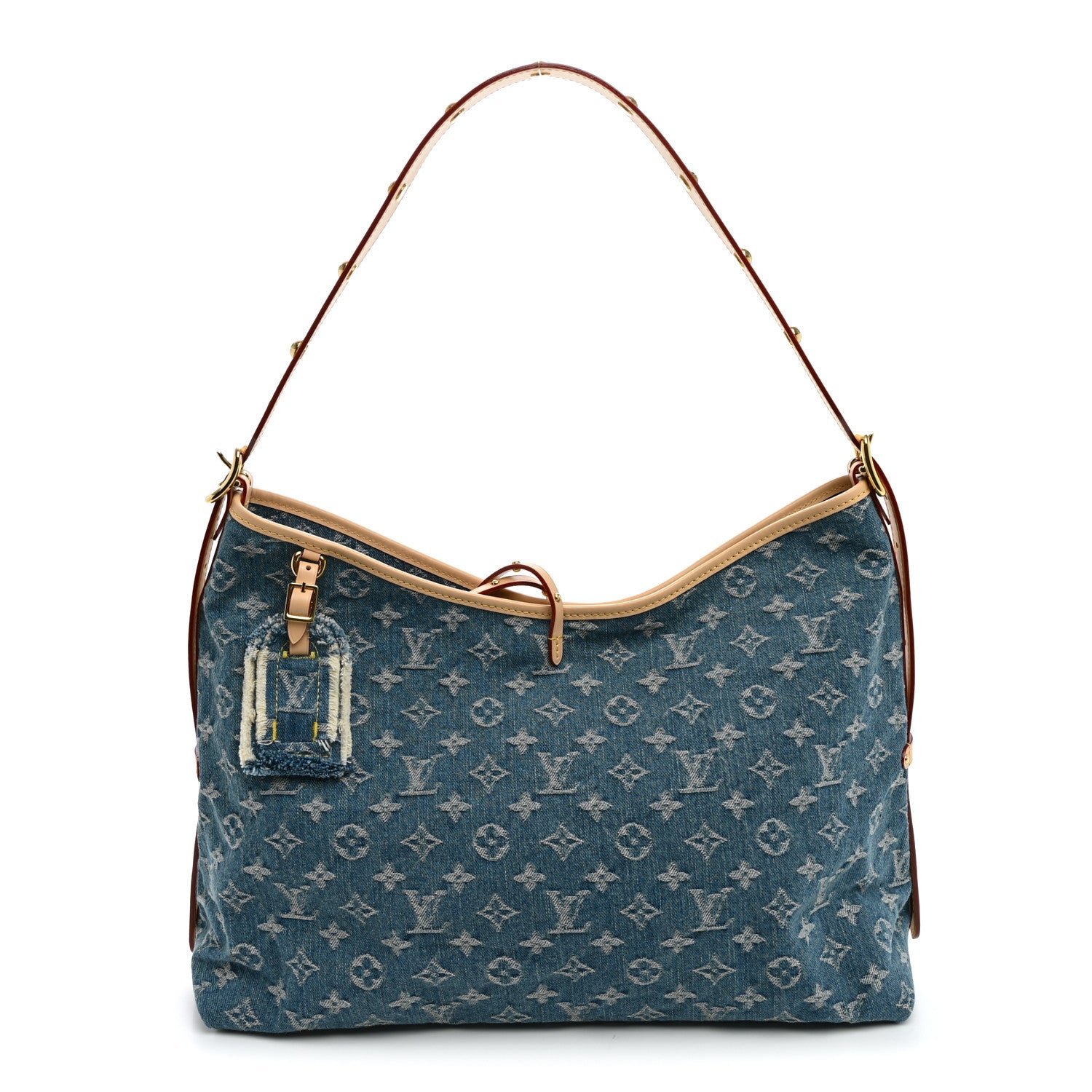 Louis Vuitton Monogram Denim CarryAll MM Blue
