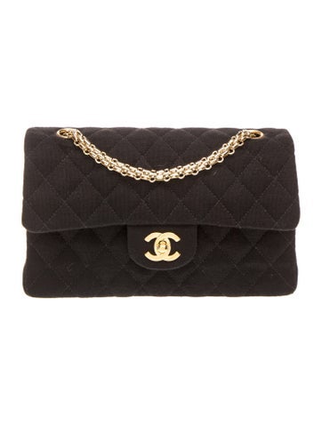 Classic Small Jersey Double Flap Bag