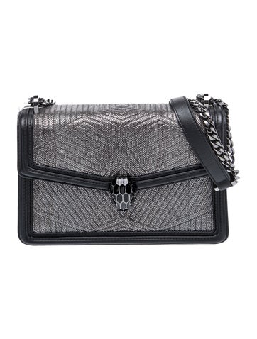 Bvlgari Leather Shoulder Bag