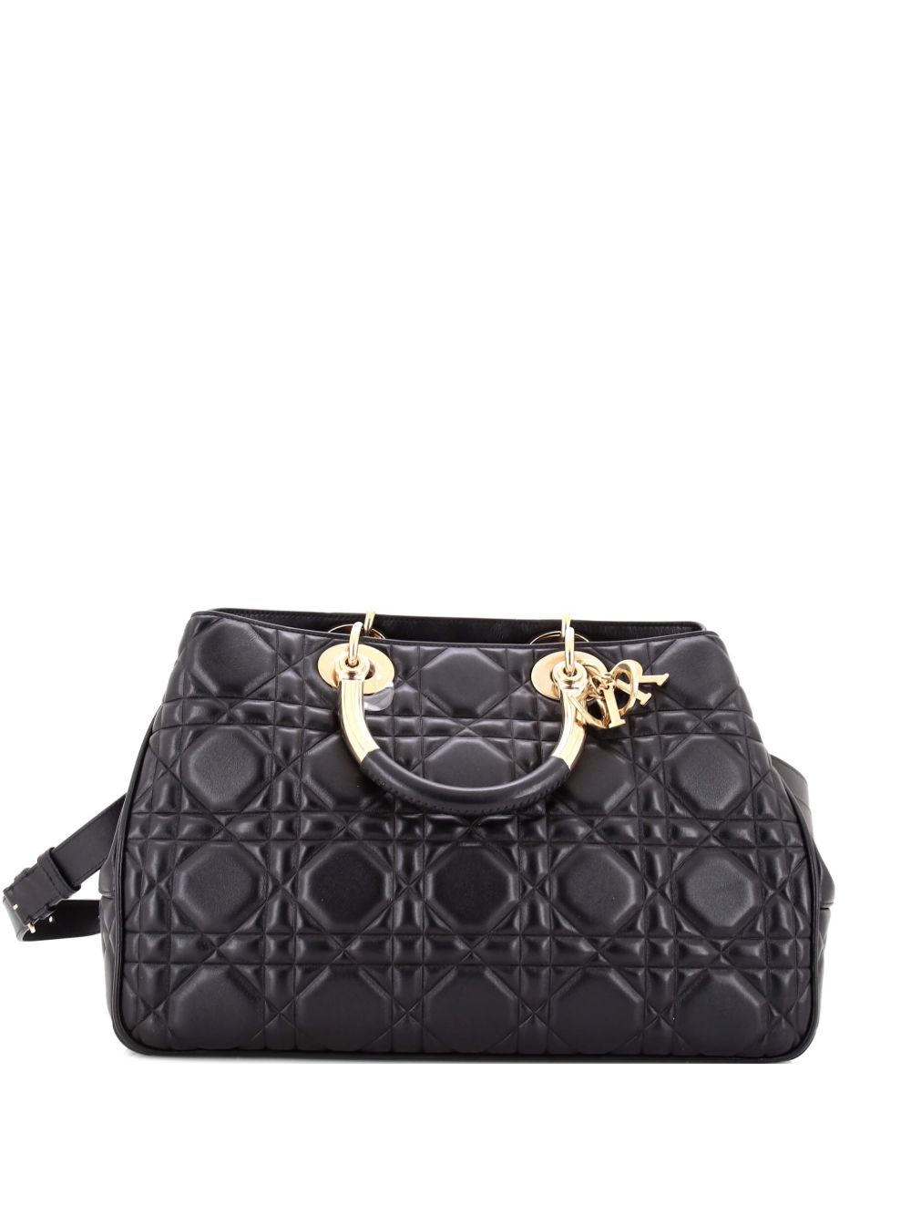Lady 95.22 Bag Cannage Embossed Leather Large tote bag