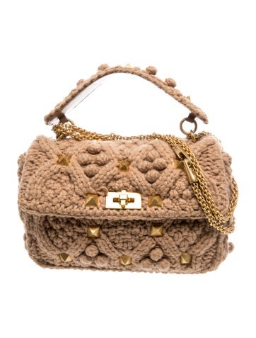 Valentino Rockstud Top Handle Bag