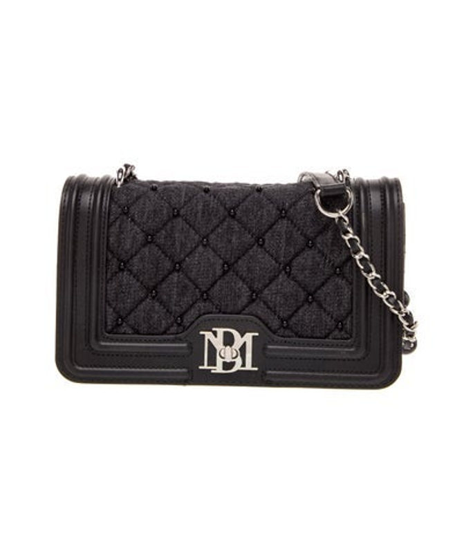 Badgley Mischka Mischka Denim Shoulder Bag