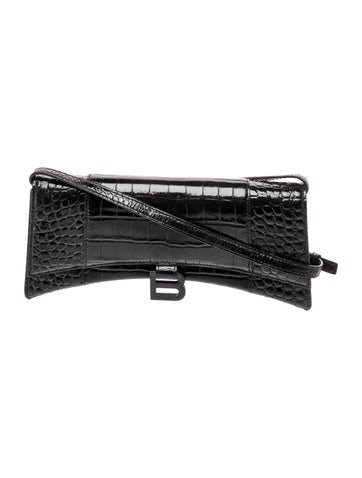 Embossed Leather Shoulder Bag
