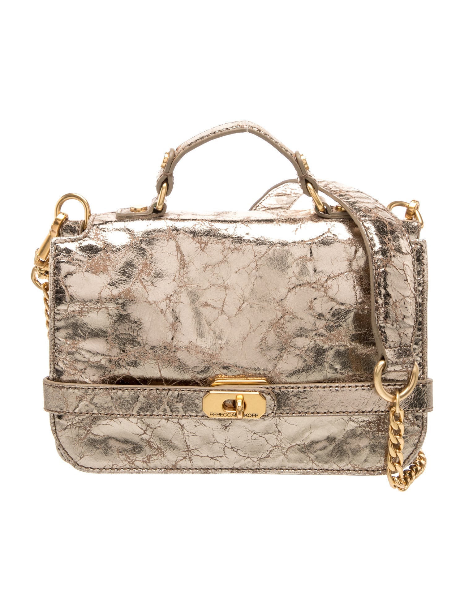 Leather Top Handle Bag