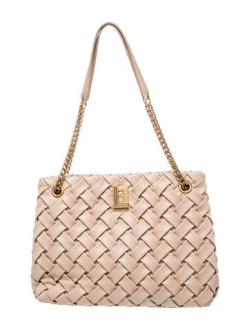 Karl Lagerfeld Leather Top Handle Bag