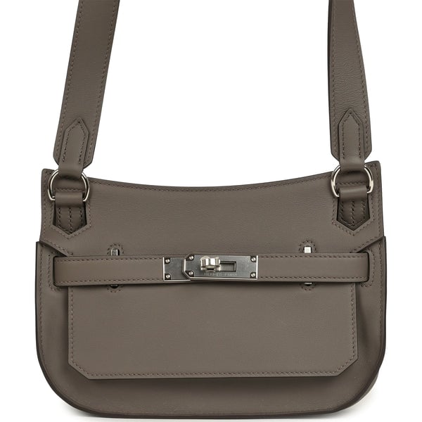 Hermes Jypsiere Mini Gris Meyer Swift Palladium Hardware
