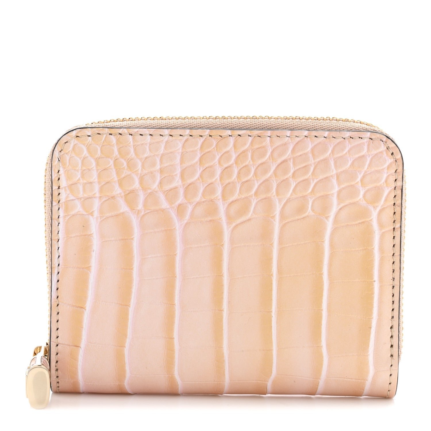 Louis Vuitton Alligator Zippy Coin Purse Pearl