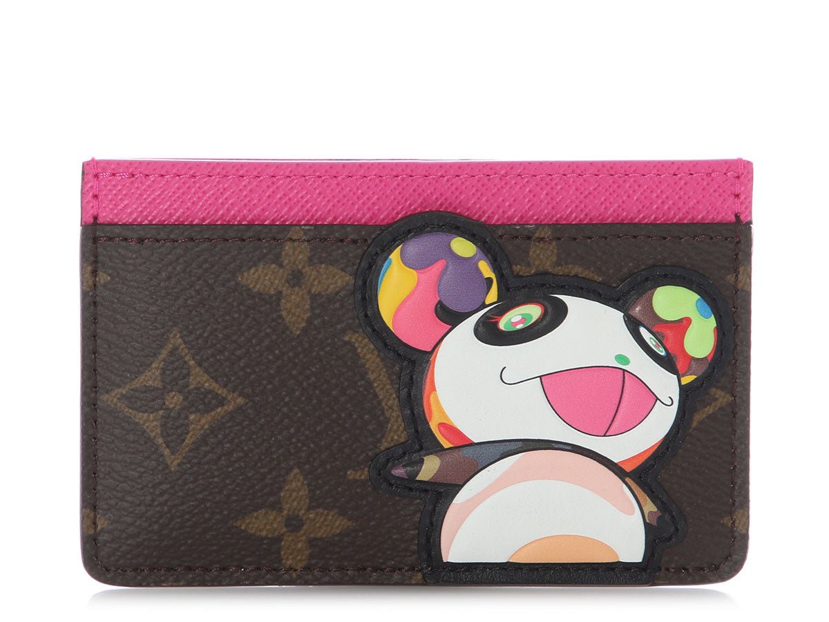 Louis Vuitton LV x TM Monogram Panda Card Case
