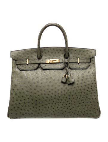 Hermes Ostrich Birkin 40