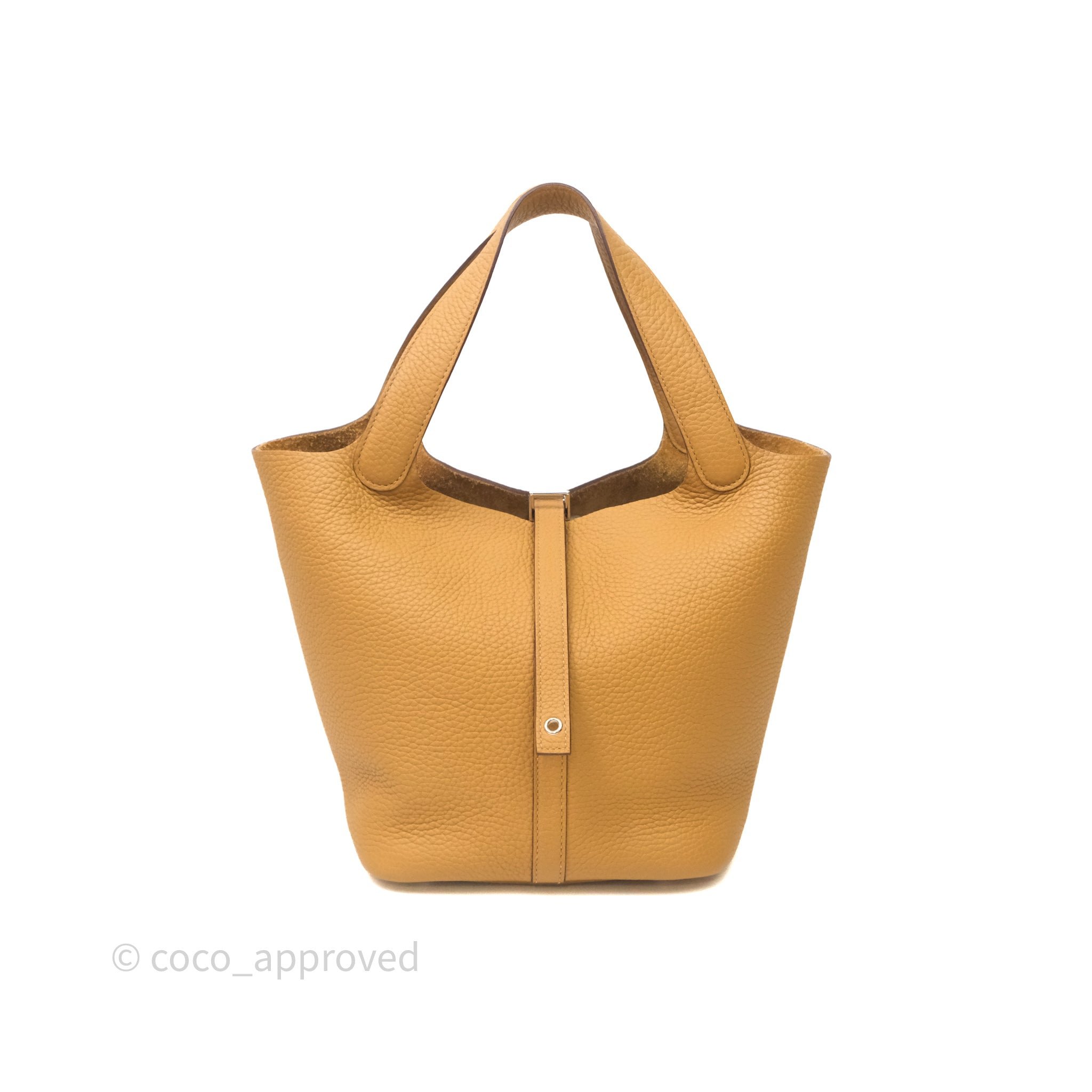 Hermès Picotin 22 Biscuit 48 Clemence Palladium Hardware