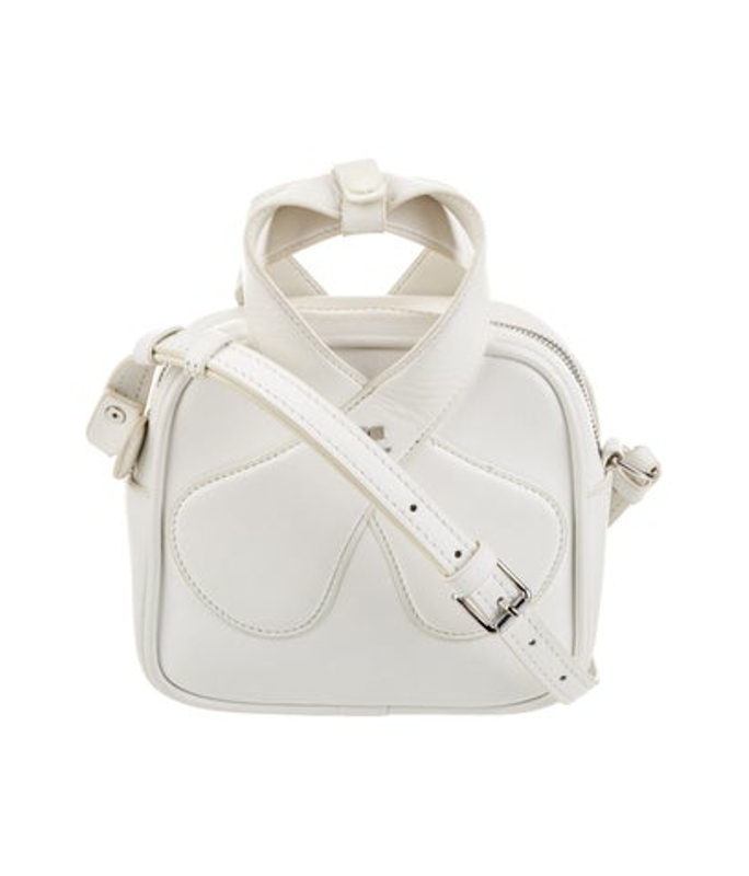 Courreges Leather Top Handle Bag