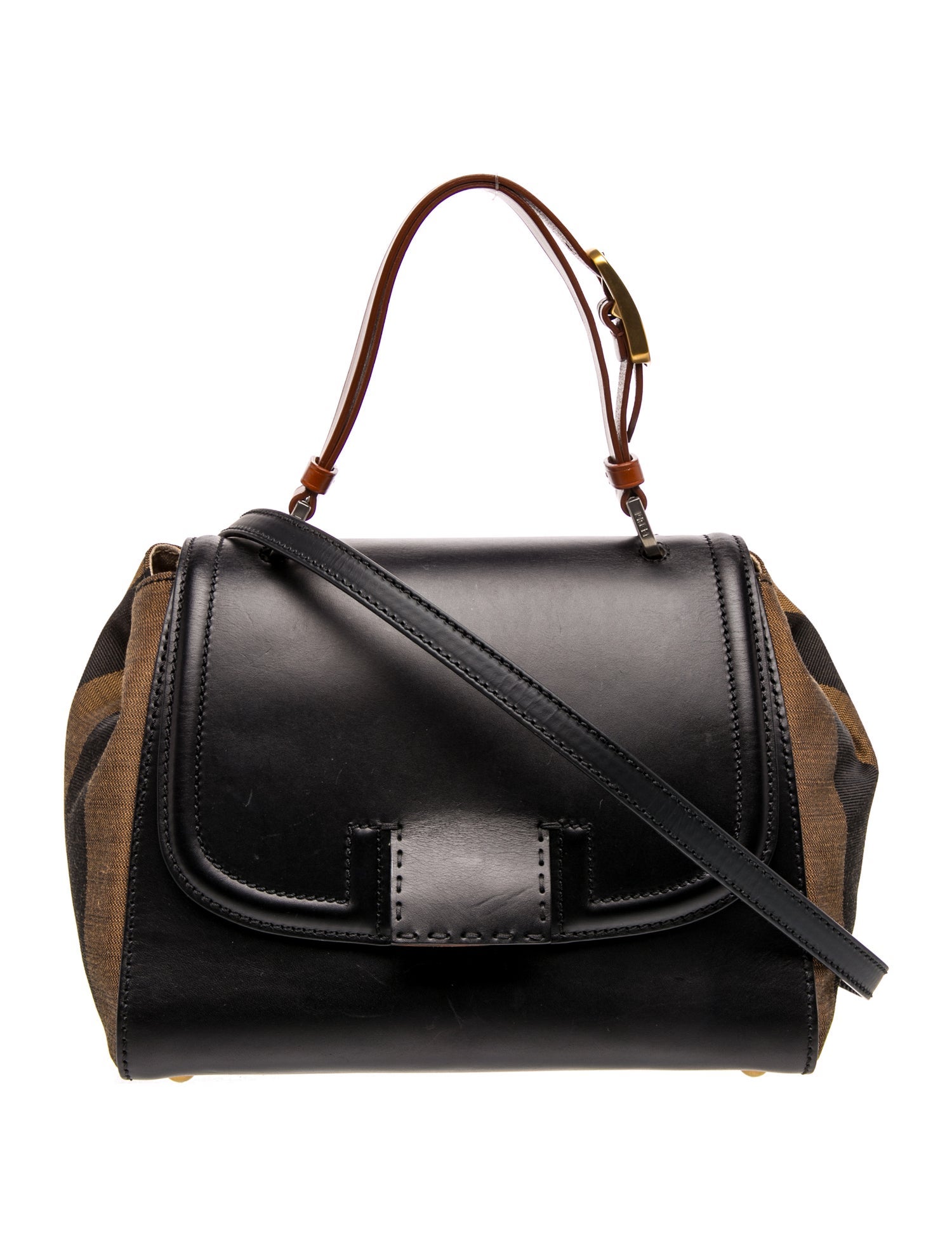 Fendi Pequin Silvana Satchel Bag