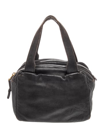 Leather Top Handle Bag Vintage