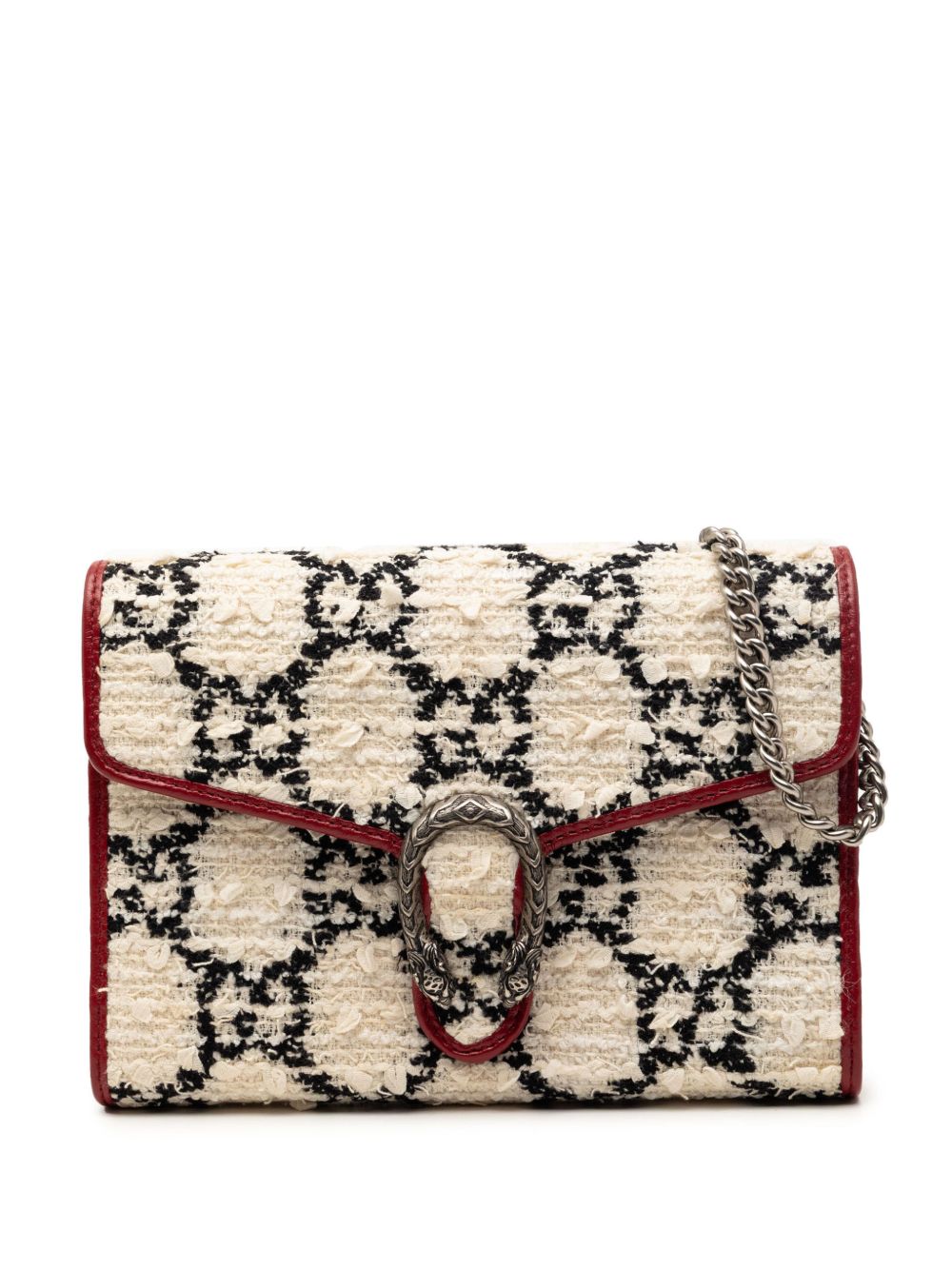 2000-2015 GG Tweed Dionysus Wallet on Chain crossbody bag
