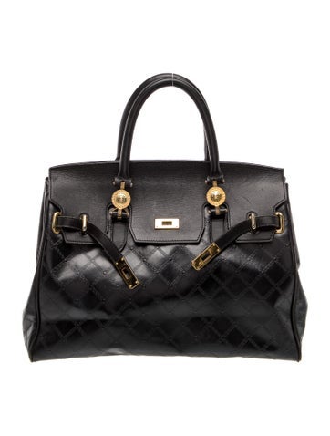 Leather Top Handle Bag