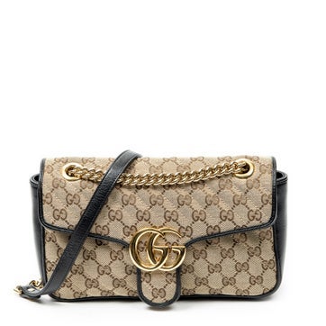 Canvas Medium GG Marmont Flap
