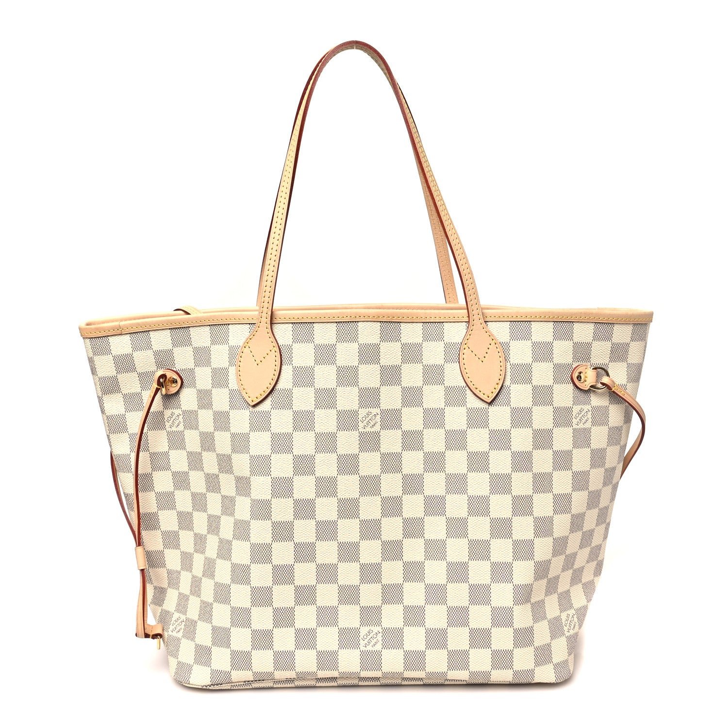 Louis Vuitton Damier Azur Neo Neverfull MM Rose Ballerine