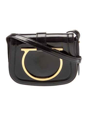 Ferragamo Patent Leather Crossbody Bag