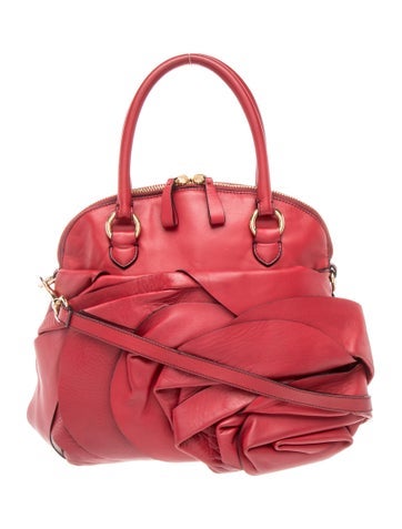 Leather Top Handle Bag