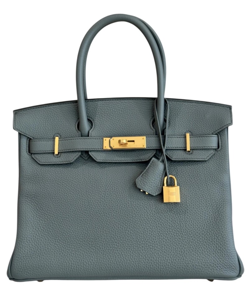 Vert Amande Togo Birkin 30 Gold Hardware, 2019