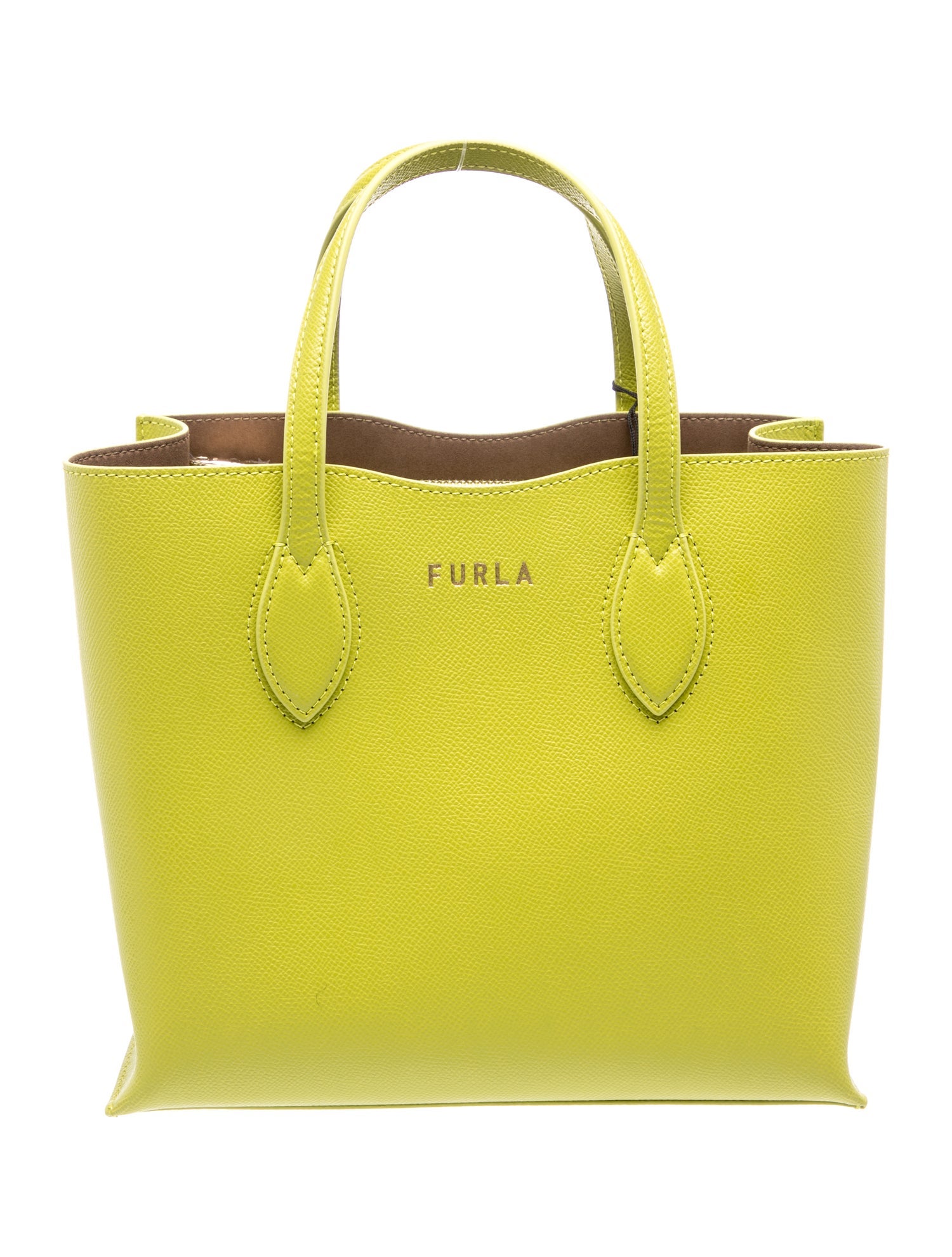 Leather Top Handle Bag w/ Tags