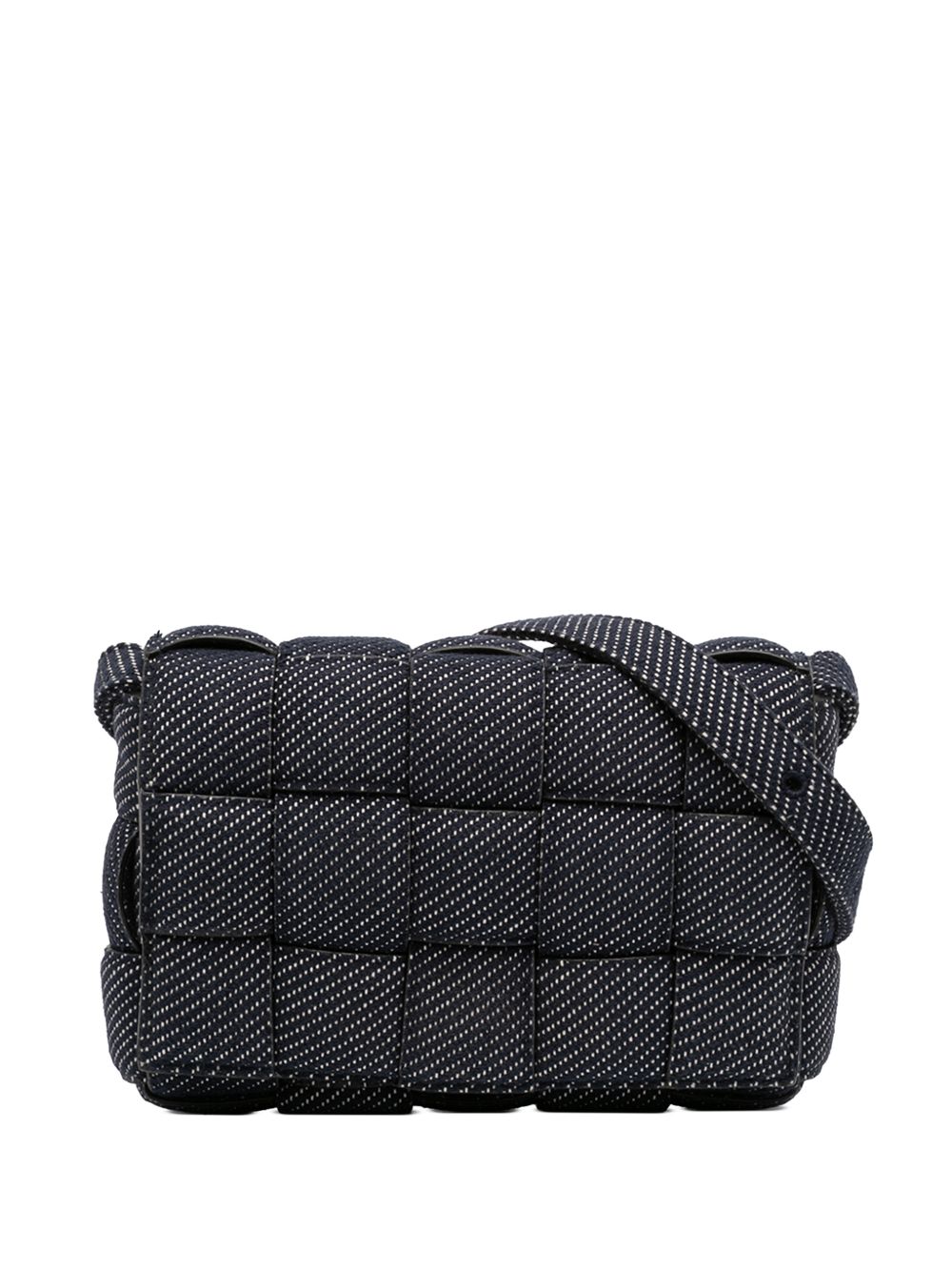 2012-2025 Denim Intrecciato Cassette Padded crossbody bag