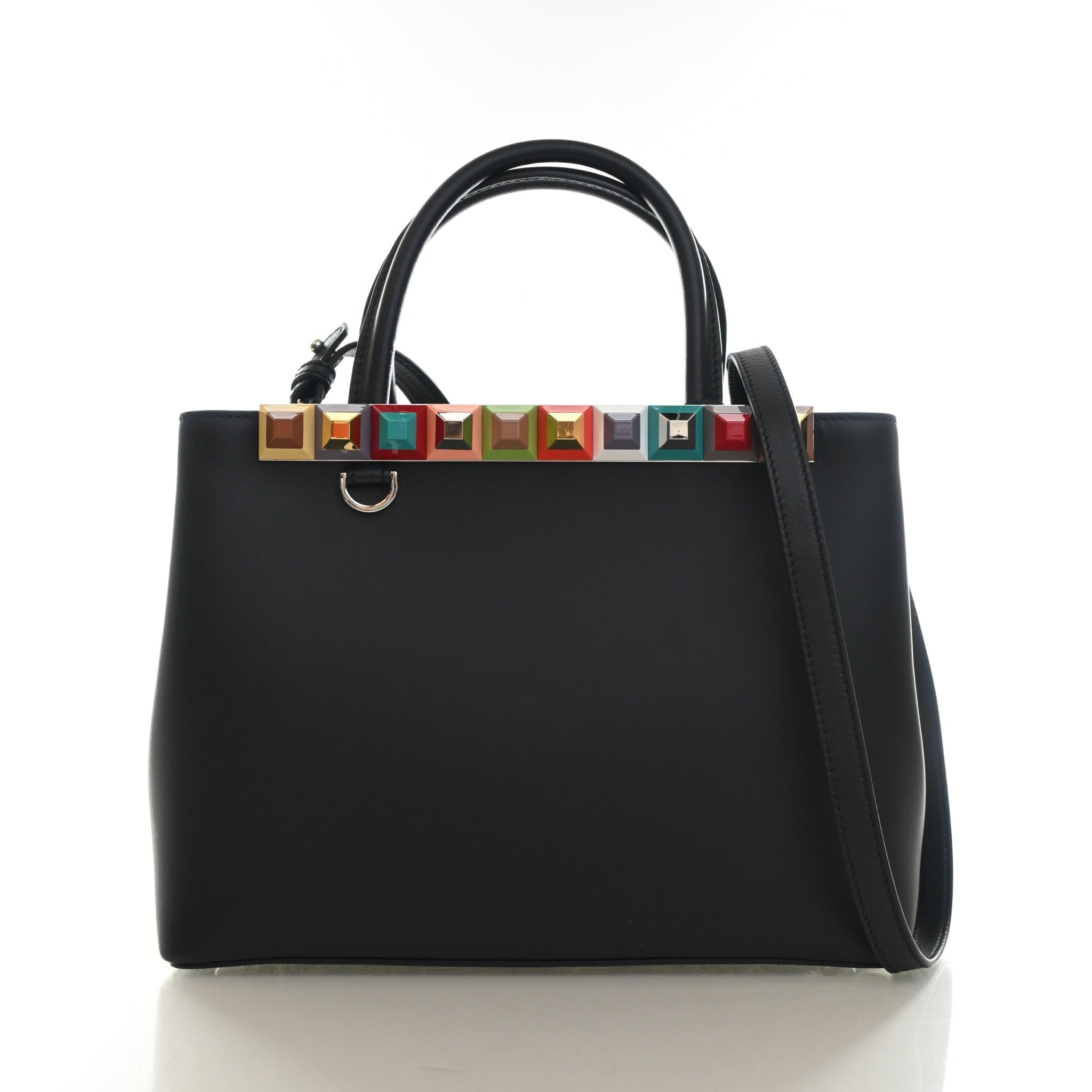 Fendi Petite Calfskin 2Jours Tote