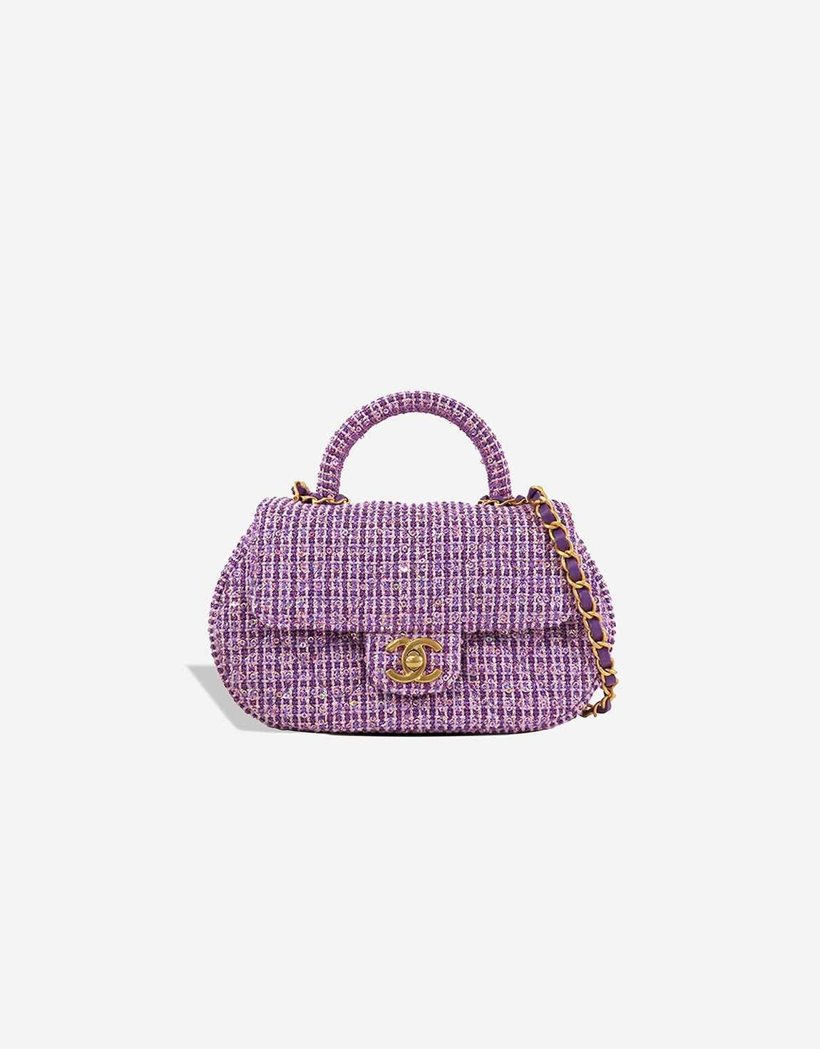 
		Timeless Handle Small Tweed Purple    